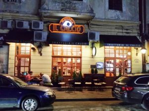 Trattoria Il Calcio Piata Amzei, restaurant cu bucatarie italiana populara