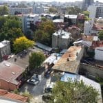 Bucurestiul din Buzesti - Victoriei vazut din restaurantul Upstairs Rooftop