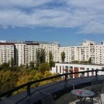 Bucurestiul din Buzesti - Victoriei vazut din restaurantul Upstairs Rooftop