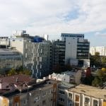 Bucurestiul din Buzesti - Victoriei vazut din restaurantul Upstairs Rooftop