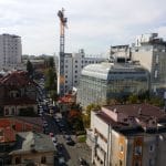 Bucurestiul din Buzesti - Victoriei vazut din restaurantul Upstairs Rooftop