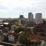 Bucurestiul din Buzesti - Victoriei vazut din restaurantul Upstairs Rooftop