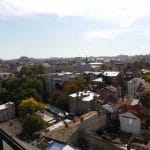 Bucurestiul din Buzesti - Victoriei vazut din restaurantul Upstairs Rooftop