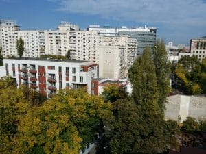 Bucurestiul din Buzesti - Victoriei vazut din restaurantul Upstairs Rooftop