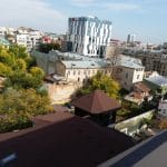 Bucurestiul din Buzesti - Victoriei vazut din restaurantul Upstairs Rooftop