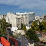 Bucurestiul din Buzesti - Victoriei vazut din restaurantul Upstairs Rooftop