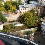 Bucurestiul din Buzesti - Victoriei vazut din restaurantul Upstairs Rooftop