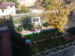 Bucurestiul din Buzesti - Victoriei vazut din restaurantul Upstairs Rooftop