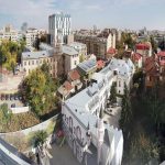 Bucurestiul din Buzesti - Victoriei vazut panoramic din restaurantul Upstairs Rooftop