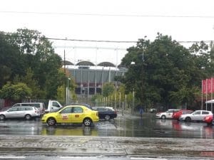 Bulevardul Basarabia la Arena Nationala, cu Damascus Palace si Trattoria Buongiorno