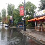 Bulevardul Basarabia la Arena Nationala, cu Damascus Palace si Trattoria Buongiorno