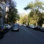 Bulevardul Schitu Magureanu si Parcul Cismigiu din Bucuresti