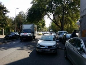 Bulevardul Schitu Magureanu si Parcul Cismigiu din Bucuresti