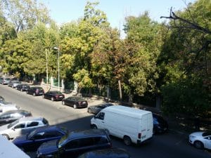 Bulevardul Schitu Magureanu si Parcul Cismigiu din Bucuresti