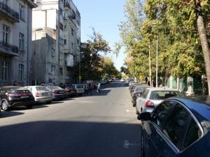 Bulevardul Schitu Magureanu si Parcul Cismigiu din Bucuresti