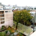 Calea Dorobantilor vazuta de pe terasa hotelului Marshall Garden din Bucuresti