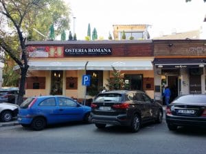 Osteria Romana, restaurant italian pe Schitu Magureanu, la Cismigiu