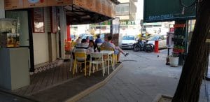 Piata Amzei, cu numeroase restaurante, cafenele si localuri boeme