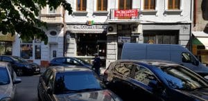 Piata Amzei, cu numeroase restaurante, cafenele si localuri boeme