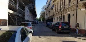 Piata Amzei, cu numeroase restaurante, cafenele si localuri boeme