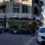 Piata Amzei, cu numeroase restaurante, cafenele si localuri boeme