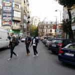 Piata Amzei cu restaurantele The Harbour si Ryans Irish Pub