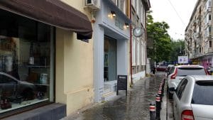 Piata Amzei la Biserica Amzei si a bistroului Galli