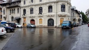 Piata Amzei la Biserica Amzei si a bistroului Galli