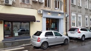 Piata Amzei la Biserica Amzei si a bistroului Galli