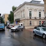Piata Amzei la Biserica Amzei si a bistroului Galli