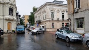 Piata Amzei la Biserica Amzei si a bistroului Galli