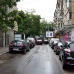 Piata Amzei la Biserica Amzei si a bistroului Galli