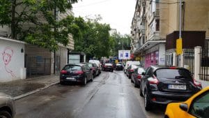 Piata Amzei la Biserica Amzei si a bistroului Galli