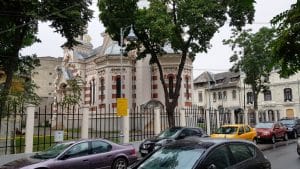 Piata Amzei la Biserica Amzei si a bistroului Galli