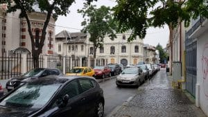 Piata Amzei la Biserica Amzei si a bistroului Galli