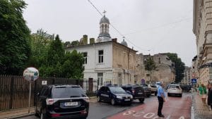 Piata Amzei la Biserica Amzei si a bistroului Galli