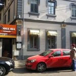 Piata Sfantul Stefan din Bucuresti, cu restaurantul Nonna Mia