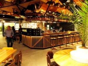 Restaurantele si cafenelele din cladirea de birouri Aviatorilor 8 din Piata Victoriei, Bucuresti