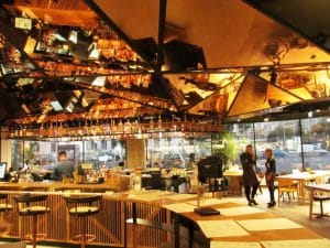 Restaurantele si cafenelele din cladirea de birouri Aviatorilor 8 din Piata Victoriei, Bucuresti