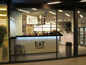 Restaurantele si cafenelele din cladirea de birouri Aviatorilor 8 din Piata Victoriei, Bucuresti