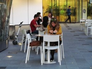 Restaurantele si cafenelele din cladirea de birouri Aviatorilor 8 din Piata Victoriei, Bucuresti