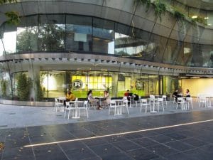 Restaurantele si cafenelele din cladirea de birouri Aviatorilor 8 din Piata Victoriei, Bucuresti