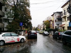 Strada Theodor Iliescu, in jurul restaurantului Hooga din Bucuresti