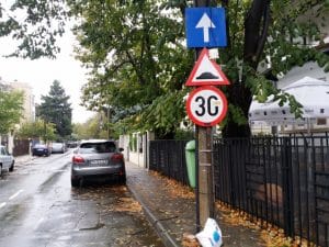 Strada Theodor Iliescu, in jurul restaurantului Hooga din Bucuresti