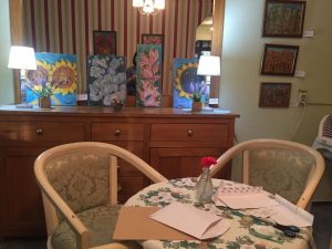 Viorica Hagianu - expozitie de pictura la Ceainaria Rendez-Vous