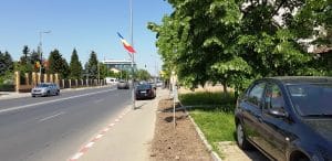 Bulevardul Pipera, in dreptul Bisericii Adormirea Maicii Domnului si al restaurantului Arabesk