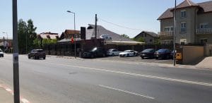 Bulevardul Pipera, in dreptul Bisericii Adormirea Maicii Domnului si al restaurantului Arabesk