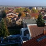 Cartierul Pipera vazut de pe terasa restaurantului Elfi Sky Bar