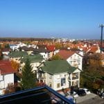 Cartierul Pipera vazut de pe terasa restaurantului Elfi Sky Bar