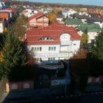 Cartierul Pipera vazut de pe terasa restaurantului Elfi Sky Bar